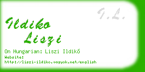ildiko liszi business card