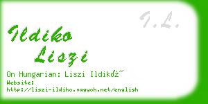 ildiko liszi business card